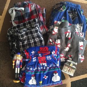 Men’s Pajamas Bundle Medium EUC!!